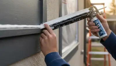 Professional caulking and sealing for homes in New Orleans, LA preventing moisture and water damage