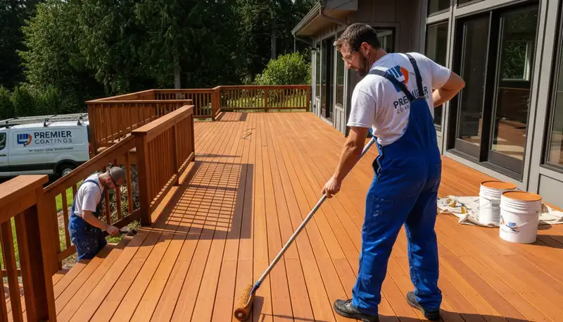 Professional deck staining and wood protection by house painters in New Orleans, LA