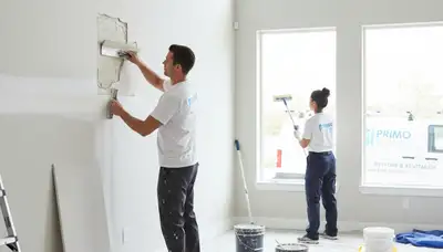 Professional drywall repair and wall painting in New Orleans, LA home interior restoration