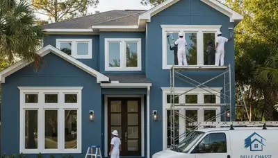 House painting contractor in New Orleans, LA providing professional interior and exterior painting services