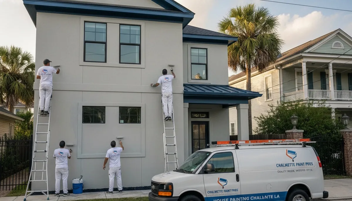 Professional house painters in New Orleans LA providing expert residential exterior painting services