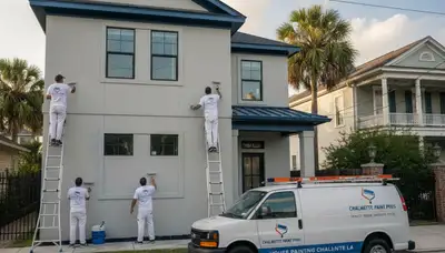Professional house painters in New Orleans LA providing expert residential exterior painting services