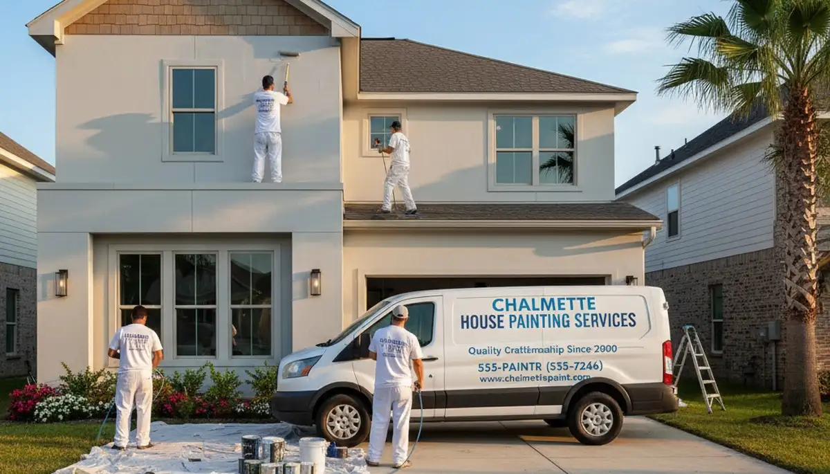 Professional house painters in New Orleans LA providing quality residential exterior painting services