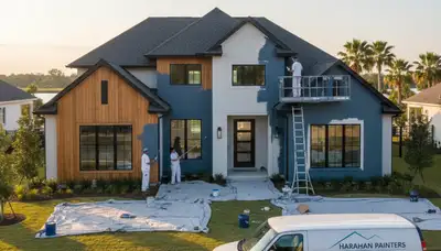 House painting contractor in New Orleans, LA providing professional interior and exterior painting services