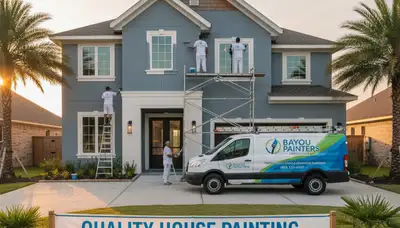 House painting contractor in New Orleans, LA providing interior and exterior painting services