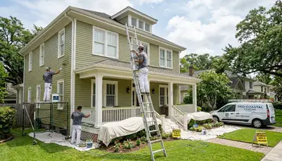 Professional house painting contractors in New Orleans LA enhancing home exteriors with fresh color