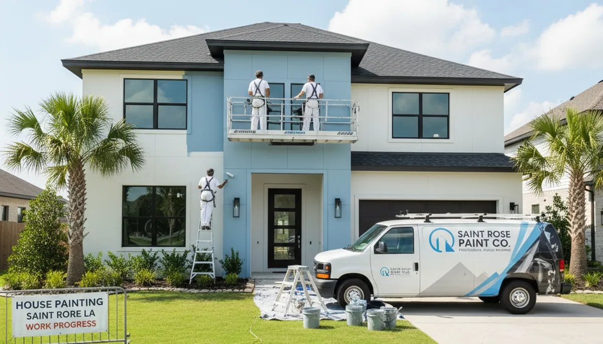 Professional house painting contractor serving New Orleans, LA for interior and exterior painting services