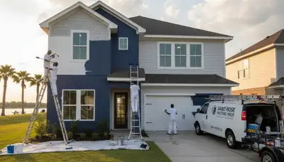 House painting contractor in New Orleans, LA providing interior and exterior painting services