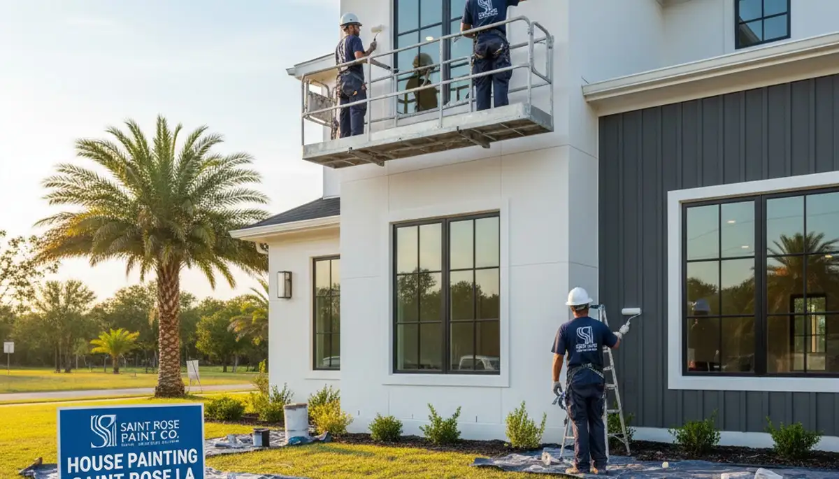 Professional house painting services in New Orleans, LA for residential exteriors and interiors